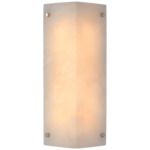 Clayton Wall Sconce - Polished Nickel / Alabaster