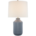 Braylen Table Lamp - Polar Blue Crackle / Linen