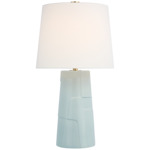 Braque Table Lamp - Ice Blue / Linen