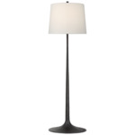 Oscar Floor Lamp - Aged Iron / Linen