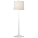 Oscar Floor Lamp - Plaster White / Linen