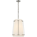 Callaway Pendant - Polished Nickel / Linen