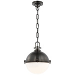 Adrian Pendant - Bronze / White