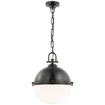Adrian Pendant - Bronze / White