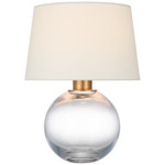 Masie Table Lamp - Clear / Linen