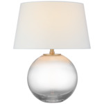 Masie Table Lamp - Clear / Linen