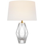 Palacios Table Lamp - Clear / Linen