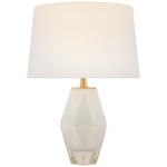 Palacios Table Lamp - White / Linen