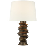 Karissa Table Lamp - Antique Bronze Leaf / Linen