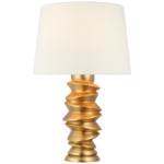 Karissa Table Lamp - Antique Gold Leaf / Linen