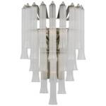 Lorelei Wall Sconce - Polished Nickel / Clear