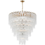 Lorelei Waterfall Chandelier - Gild / Clear