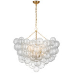 Talia Chandelier - Gild / Clear