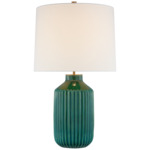 Braylen Table Lamp - Emerald / Linen