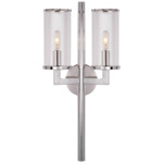 Liaison Double Wall Sconce - Polished Nickel