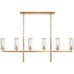 Liaison Linear Chandelier - Antique-Burnished Brass