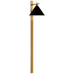 Cleo Statement Plug-in Wall Sconce - Antique-Burnished Brass / Matte Black