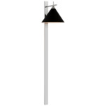 Cleo Statement Plug-in Wall Sconce - Polished Nickel / Matte Black