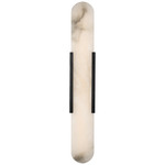 Melange Elongated Wall Sconce - Bronze / Alabaster