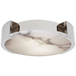 Melange Ceiling Light - Polished Nickel / Alabaster