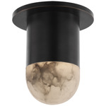 Melange Mini Mono Ceiling Light - Bronze / Alabaster