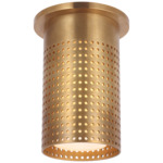 Precision Monopoint Ceiling Light - Antique-Burnished Brass / White