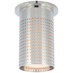 Precision Monopoint Ceiling Light - Polished Nickel / White