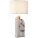 Savoye Table Lamp - Alabaster / Linen