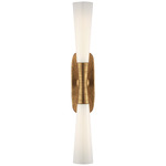 Utopia Tall Bathroom Vanity Light - Gild / White