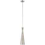 Utopia Solid Pendant - Polished Nickel