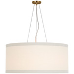 Walker Pendant - Gild / Cream Linen