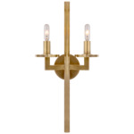 Liaison Double Wall Sconce - Antique-Burnished Brass