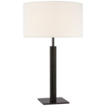 Serre Table Lamp - Aged Iron / Linen