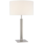 Serre Table Lamp - Polished Nickel / Linen