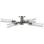Casoria Ceiling Light - Polished Nickel / Clear