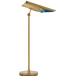 Flore Table Lamp - Soft Brass / Riviera Blue