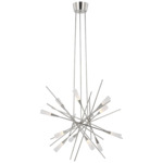 Stellar Chandelier - Polished Nickel