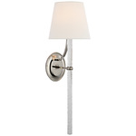 Abigail Wall Sconce - Polished Nickel / Linen
