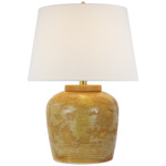 Nora Table Lamp - Yellow Oxide / Linen