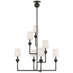 Comtesse Chandelier - Bronze / Linen