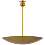 Comtesse Uplight Chandelier - Hand-Rubbed Antique Brass