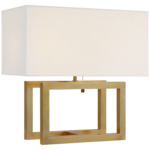Galerie Table Lamp - Hand Rubbed Antique Brass / Linen