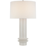 Montaigne Table Lamp - New White / Linen