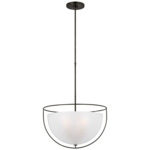 Odeon Pendant - Bronze / Frosted