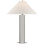 Olivier Table Lamp - Polished Nickel / Linen