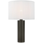Sylvie Table Lamp - Bronze / Silk Pleat