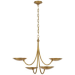 Keira Chandelier - Hand-Rubbed Antique Brass