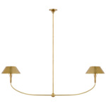 Turlington Linear Chandelier - Hand-Rubbed Antique Brass