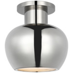 Comtesse Ceiling Light - Polished Nickel / Frost