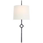 Cranston Wall Sconce - Aged Iron / Linen